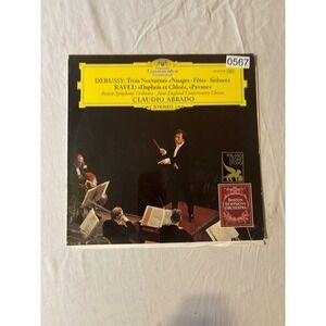 Deutsche Grammophon Debussy Ravel‎ Abbado BSO Vinyl 12" Black Good 2530 038 LP